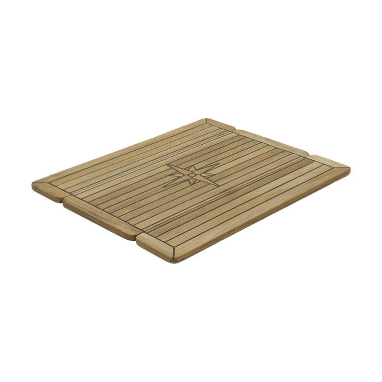 Nautic Star Teak Table Tops - Folding Rectangular Wing - 139450