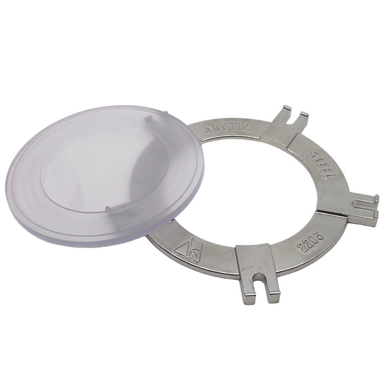 Clear Lid Kit - BISO 2, 2-1/4" SISO 1-1/4, 1-1/2 & 2" - AS-WS-250-010