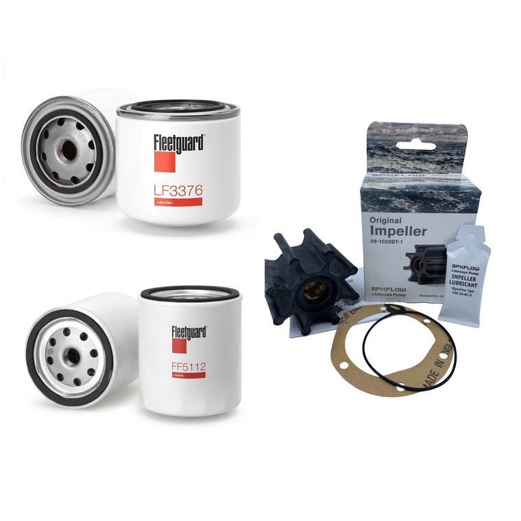 Nanni N4.50, 4.220HE, 5.280HE & 6.280HE Marine Diesel Engine Service Kit