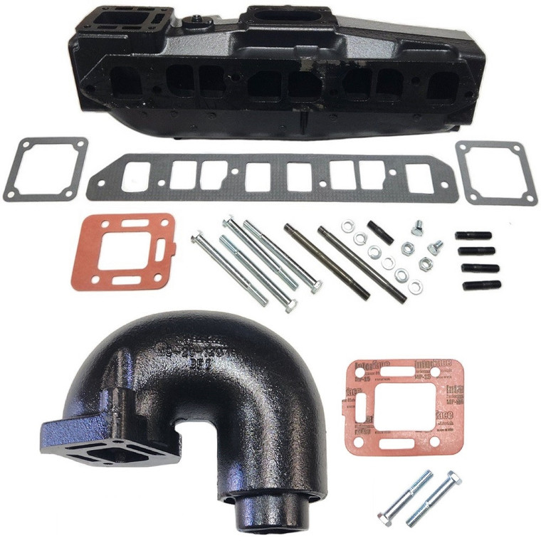 MerCruiser 3.0L 120R/140R 4 Cyl BARR Exhaust Manifold And Riser Kit