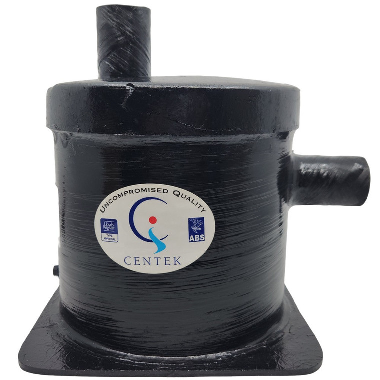 Vernalift Side In/Top Out Marine Muffler - 3" x 10" x 10"