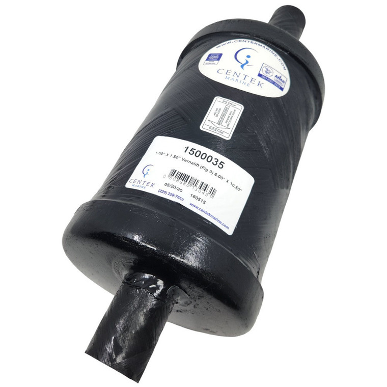 Vernalift Inline Marine Muffler - 2-1/2"
