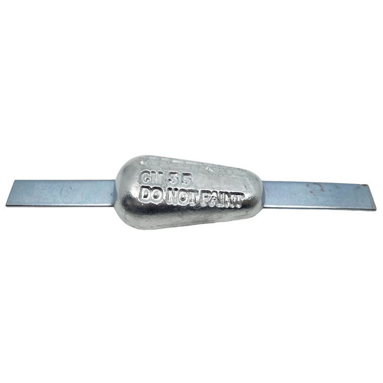 Teardrop 1kg Marine Anode with Strap Zinc