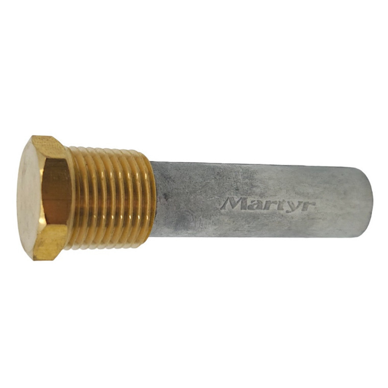 1/2" Zinc Pencil Anode With Plug - CM9-36
