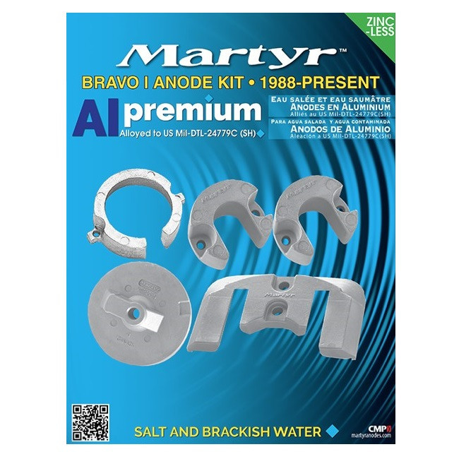 MerCruiser Aluminium Bravo 1 Anode Kit