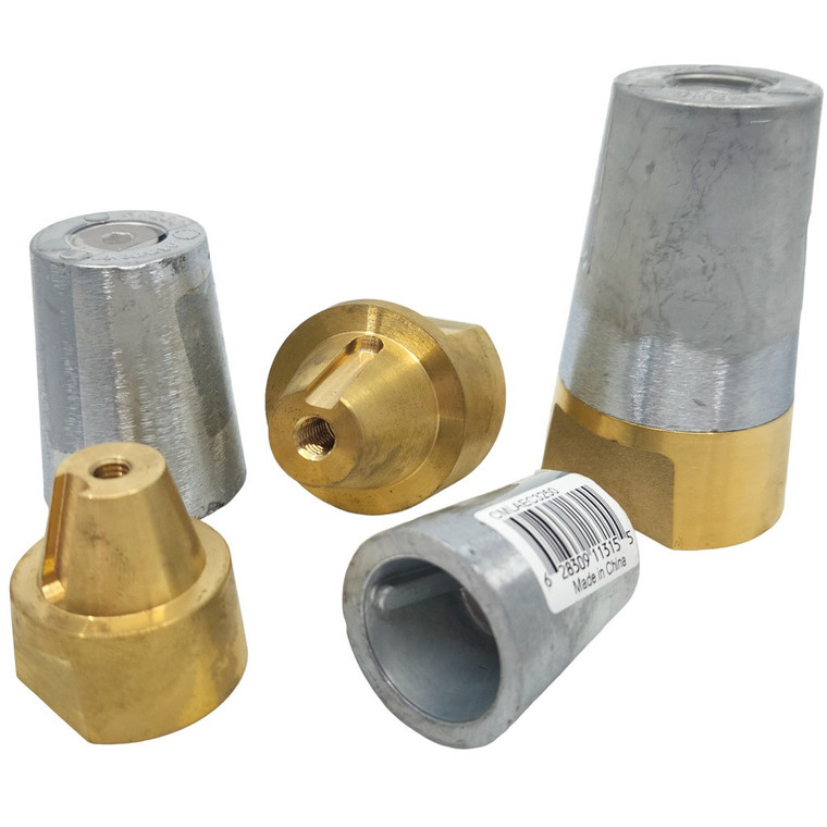 Beneteau Zinc Propeller Shaft Marine Anode with Bush & Hardware - 25mm