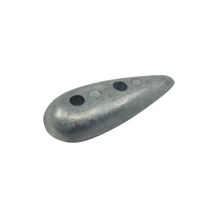 Teardrop Zinc Hull Marine Anode