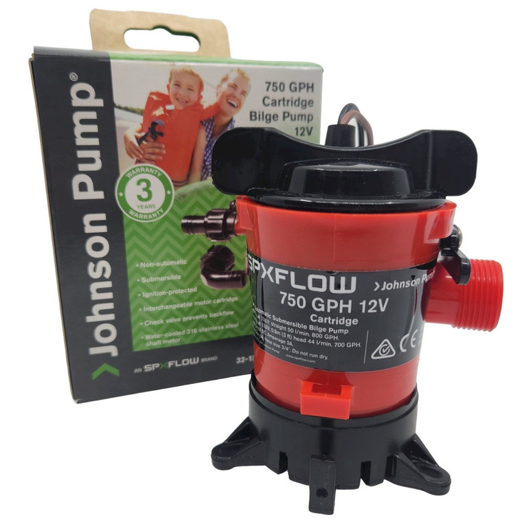 Cartridge Marine Bilge Pump 750GPH 12V