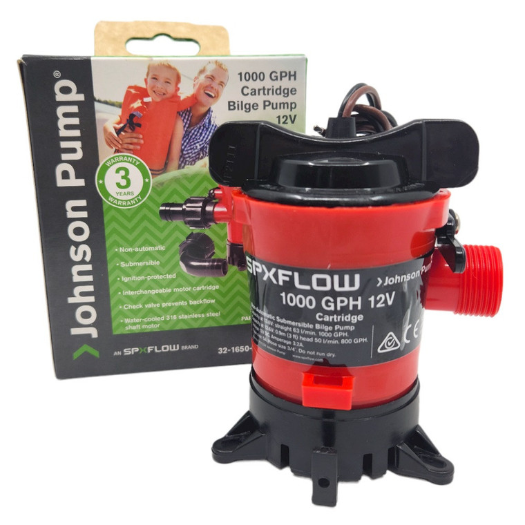Cartridge Marine Bilge Pump 1000GPH 24V