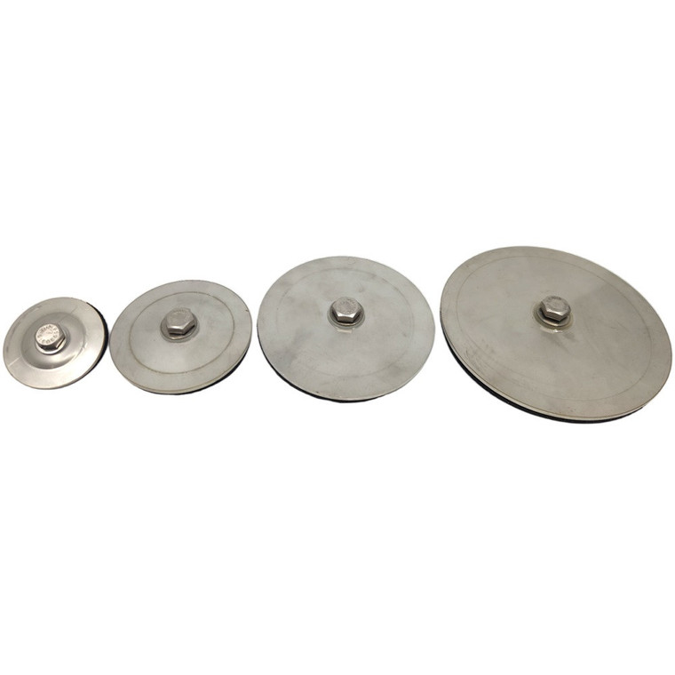 Stainless Steel Heat Exchanger Ends - 5" - 5` ENDS