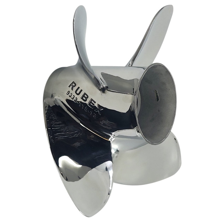 Honda 35-60HP Solas Rubex C4 11.5" Stainless Steel Propeller ( 3 Pitch Options) - 11.5" Diameter 13" Pitch