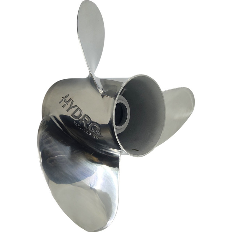 Mercury 40-140HP Solas Rubex Hydro Stainless Steel 3 Blade Propeller - 13.13" Diameter 16" Pitch