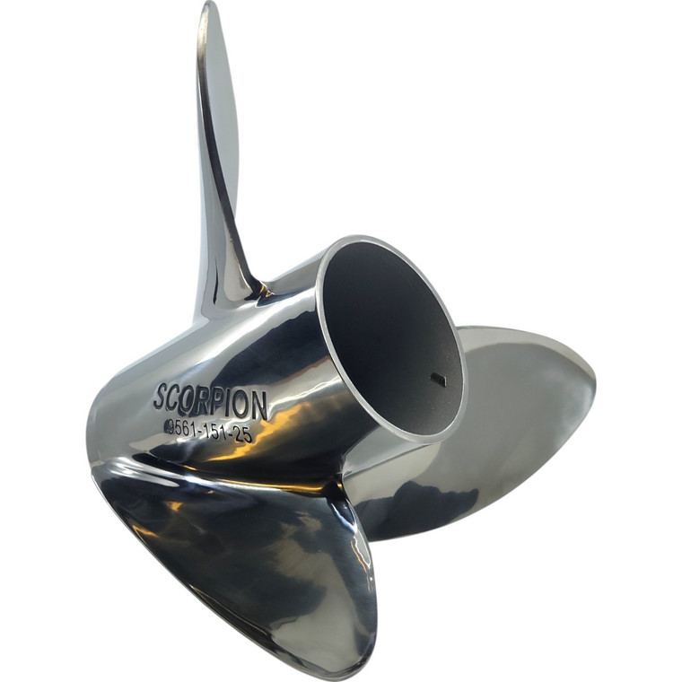 Mercury 90-300HP Solas Rubex S3 Scorpion Stainless Steel Propeller - 15.13" Diameter 23" Pitch