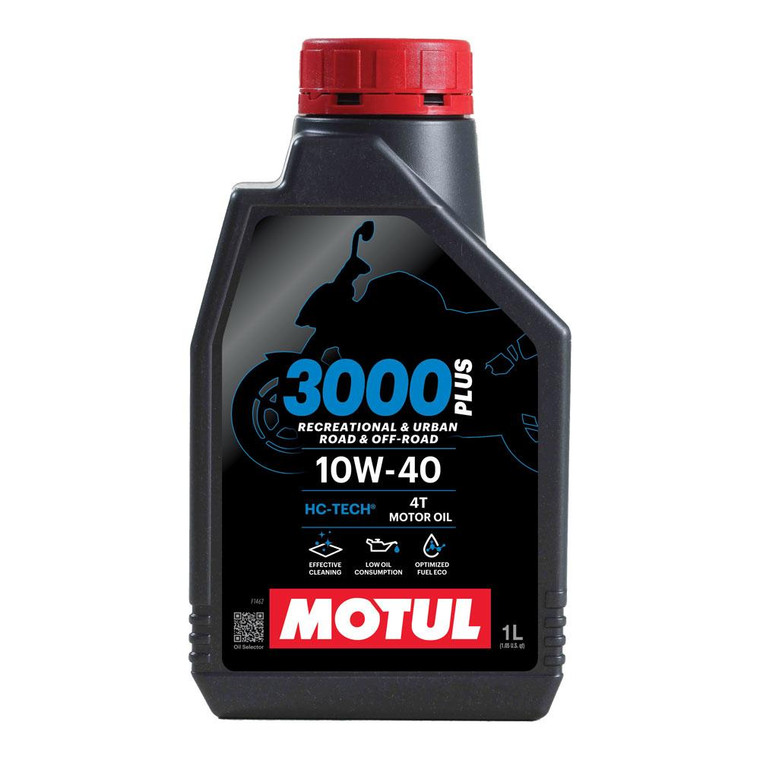Motul 3000 Plus Semi Synthetic Four Stroke Oil 10W40 - 1L