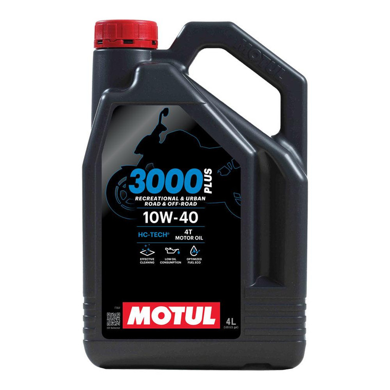 Motul 3000 Plus Semi Synthetic Four Stroke Oil 10W40 - 4L