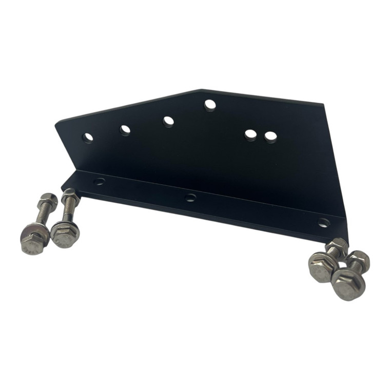Atlas 8" to 12" Jack Plate L Bracket Transducer Shield Attachment Brackets - Starboard