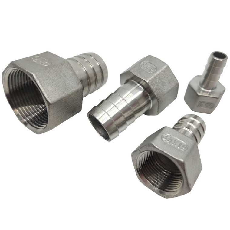 1-1/4" Female Stainless Steel Hose Tail