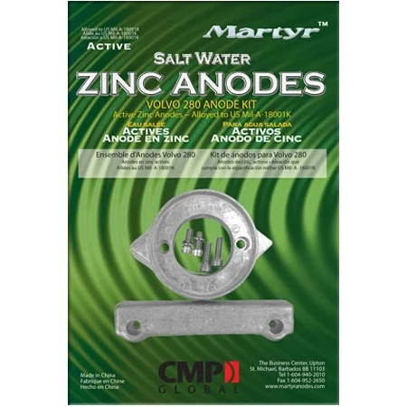 Volvo Anode Kit 280SP Zinc