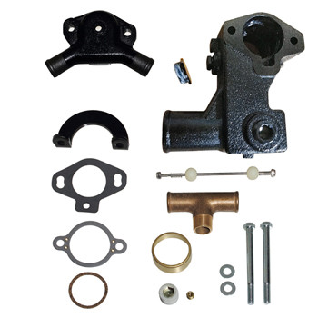 Housing Kit Thermostat for Mercruiser 7.4L 454, 502 Repl, NLA #16413A3, 16413A9