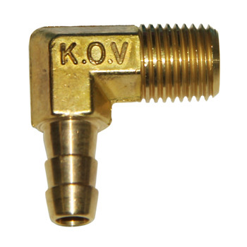 Hose Barb 5/16" 90Degx1/4�NPT - Universal