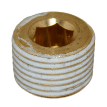 Exhaust Plug for Mercruiser V6 V8 1/2" NPT Brass