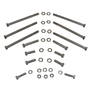 Powerhead Bolt Kit for Johnson & Evinrude V6 Looper 1994-UP 14Bolts, 3Nuts, 17Washers