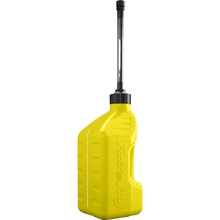 Tuff Jug Fuel Can With Black Standard Cap Auto Shut Of Spout & View Strip - Yellow 10L