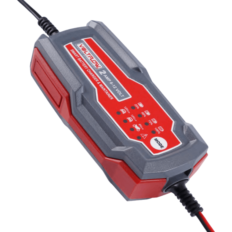 Voltflow Smart Battery Charger - 2 AMP 6V/12V