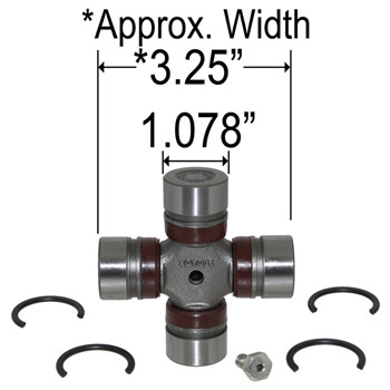 U-Joint, Permalube - Alpha Generation II with Internal Clips 1991-Up