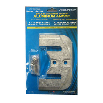 Flat Plate Kit Aluminum Anode - Bravo I II III Salt/Brackish Water