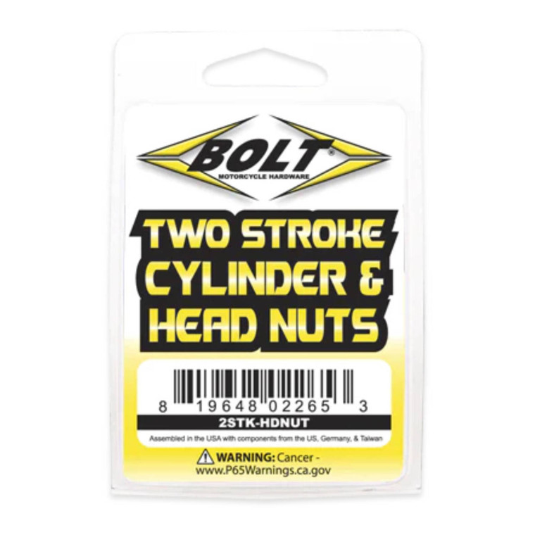 Bolt 2-Stroke Cylinder & Head Nuts - 2STKHDNUT