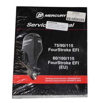Service Manual for Mercury 75-115 Electronic Fuel Inj 4-Stroke
