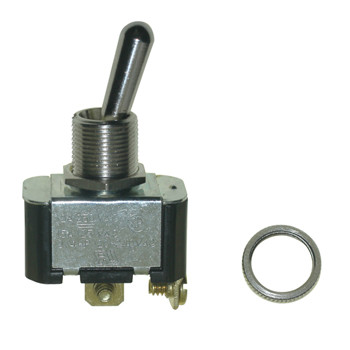Toggle Switch, Momentary Off - Universal .5 Horn" SPST
