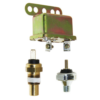 Warning Horn Kit - Oil, Temperature, & Buzzer 6 PSI Off Sw. 200.5 Temperature Sw.