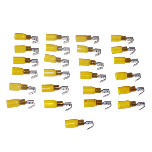 Piggyback Spade Con Yellow 25p - Heat Shrinkable10-12 Gauge