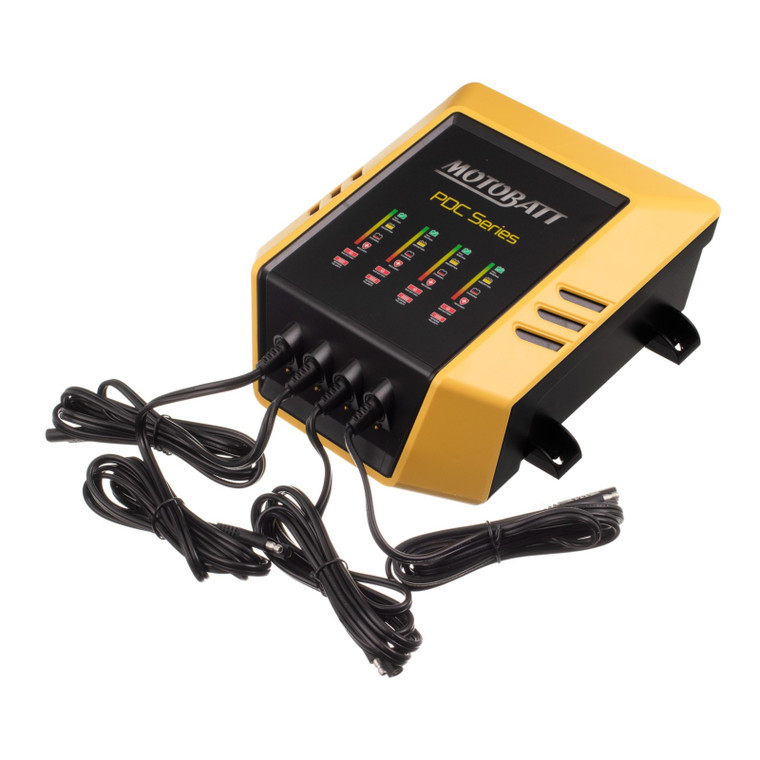 Motobatt Charger PDC 4 Bank 2A 9 Step
