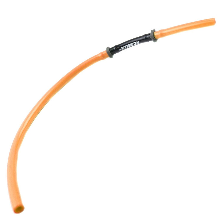 Orange Fuel Tank Long Vent Tube with Valve - 36cm