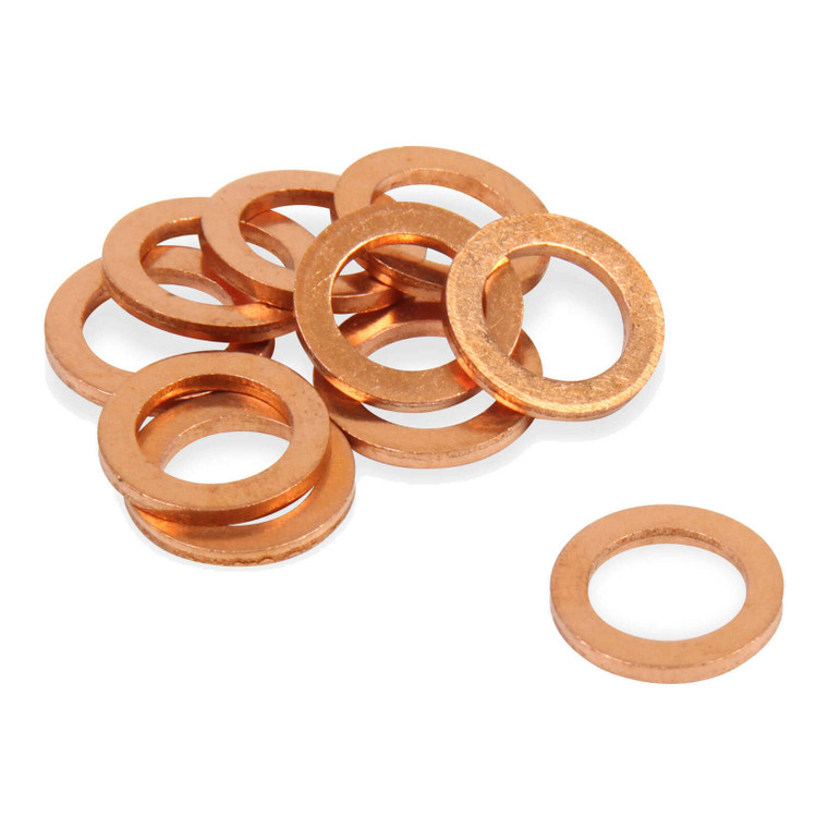 Pack of Copper Crush Washers 12x20x1.5 (100pcs/pack)