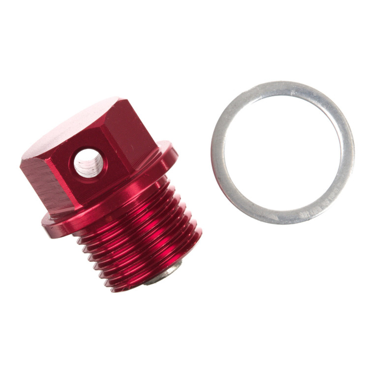 Magnetic Sump Plug M14 x 10 x 1.25 - Red