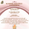 Summer Solstice Gathering ~ Morning Nidra, Eveing Make & Take or Both