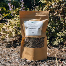 Red Raspberry (Rubus idaeus) Leaf, Organic