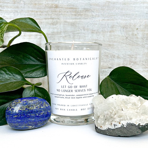 RELEASE Intention Candle ~ Let go of what no longer serves