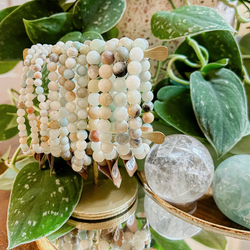 Amazonite Bracelets ~ Calms the Spirit | Communication | Confidence | Inner Peace | Strength | Trust