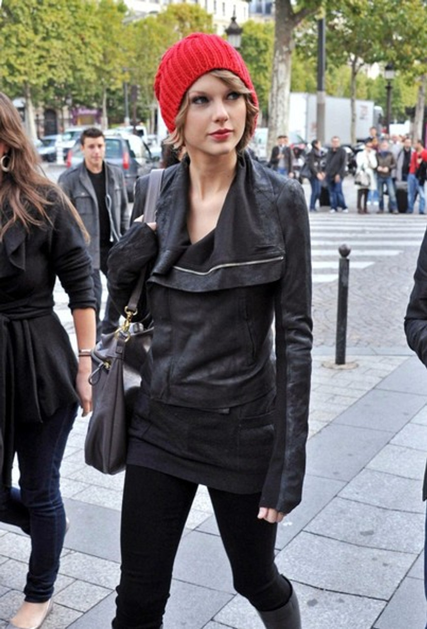 Taylor Swift Rick Owens Leather Jacket | CLJ