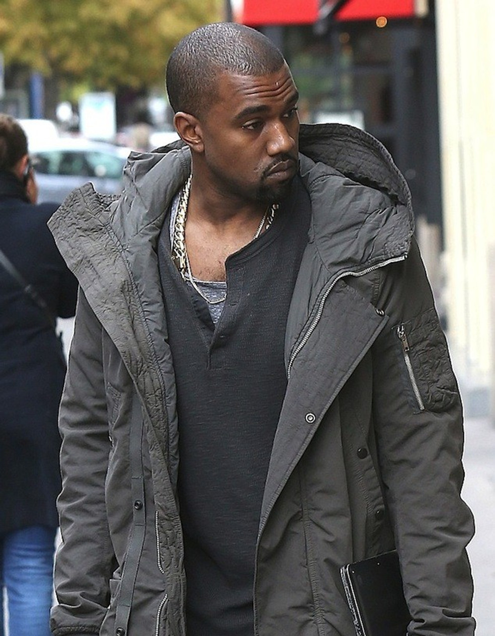 Kanye West Rick Owens Coat