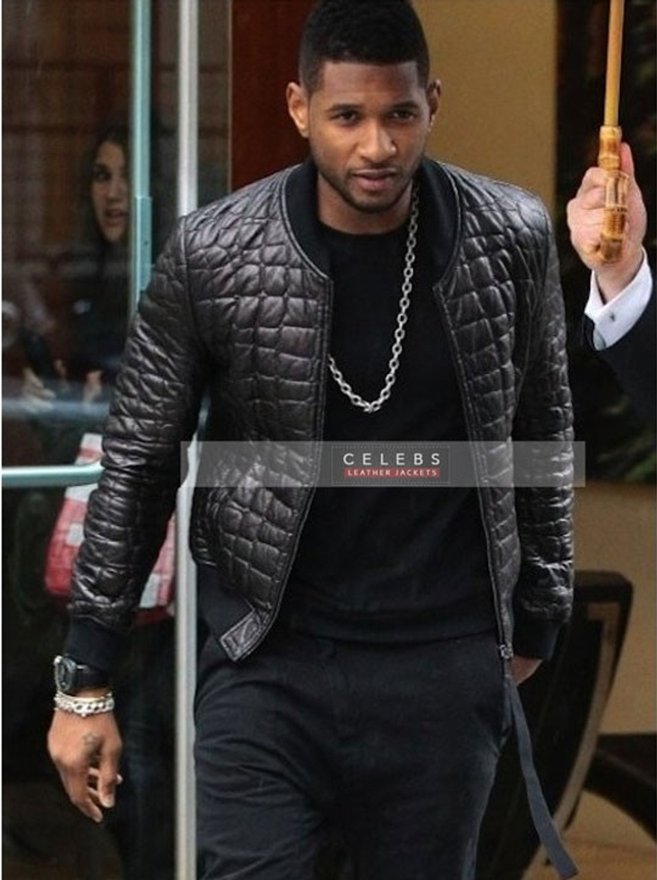 drake jacket black