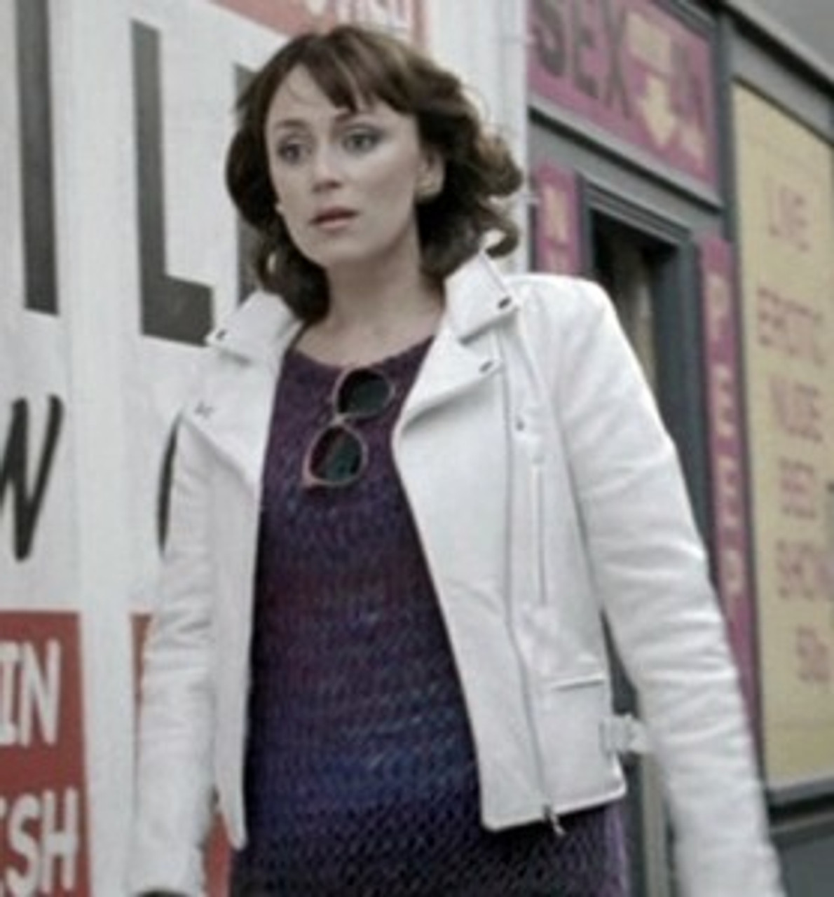 Ashes to Ashes Keeley Hawes Leather Jacket | CLJ