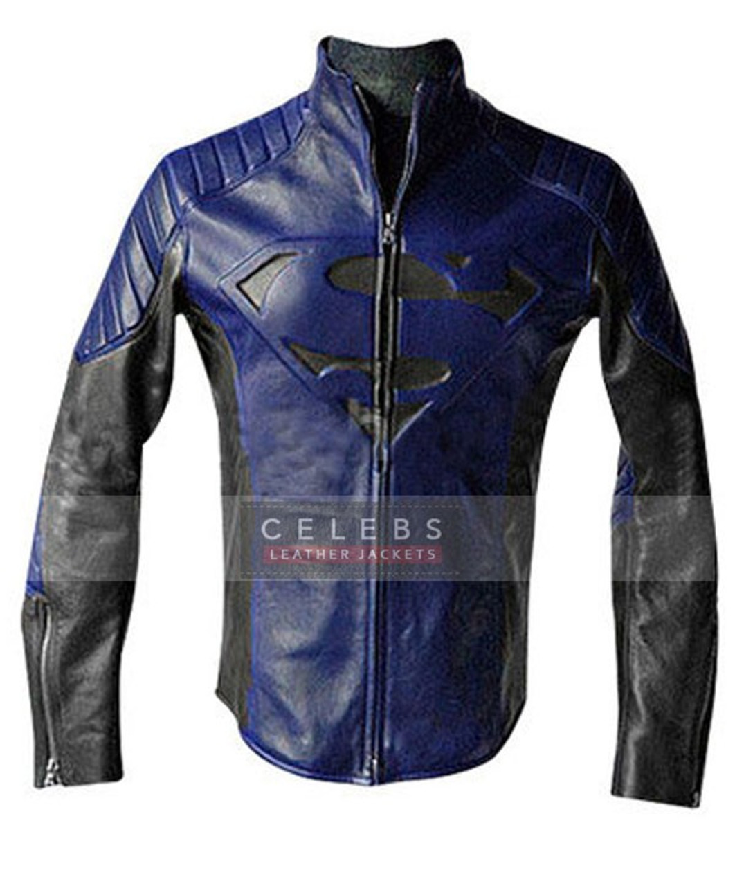 Real leather store superman jacket