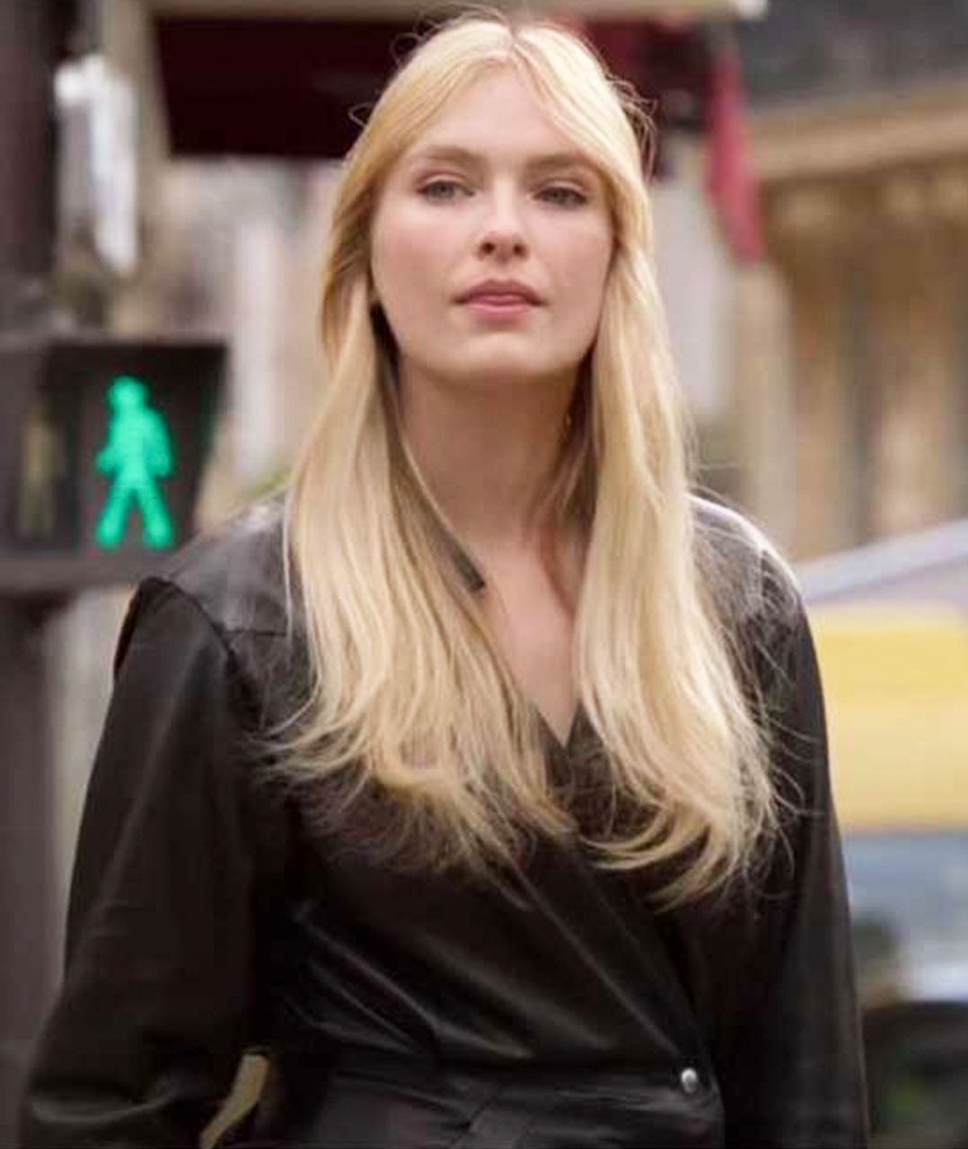 Emily in Paris Camille Razat Black Coat