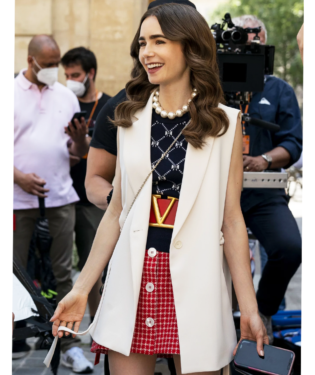 Where To Shop Lily Collins' Outfits From 'Emily In Paris' Season 2